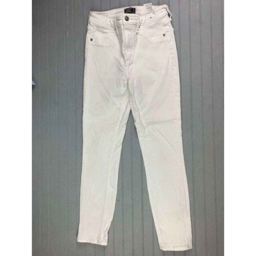 Abercrombie & Fitch Size 26 2s Womens Jeans White Simone Hi Rise Super Skinny